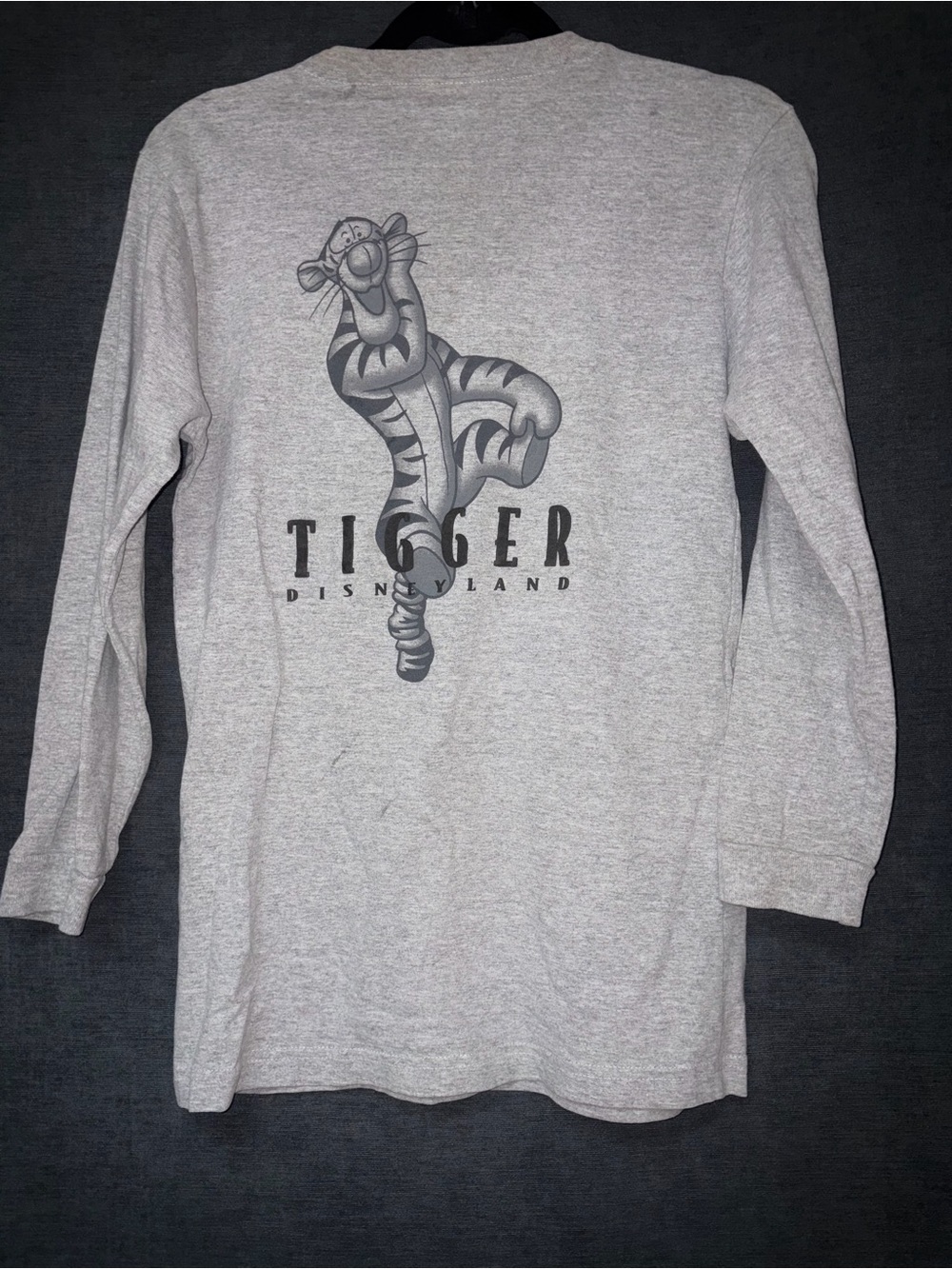 Disney Grey Tigger Long-Sleeve Tee